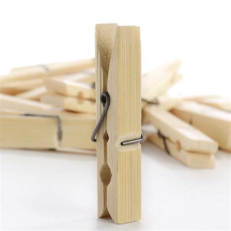Bamboo Wood Clothespins Clothespins Wood Crafts Craft Supplies