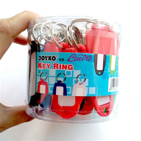 Jual Joyko Key Ring Kr 8 Gantungan Kunci Label Isi 50 Pcs Shopee