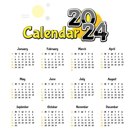 Abstract 2024 Calendar Design Vector 2024 Calendar Vector 2024