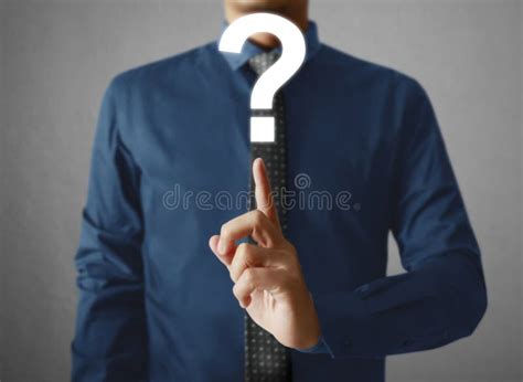 Man Holding Question Mark Symbol Stock Illustrations 634 Man Holding