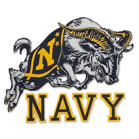 Charging Goat Decal Navy Veteran Goats Naval Academy