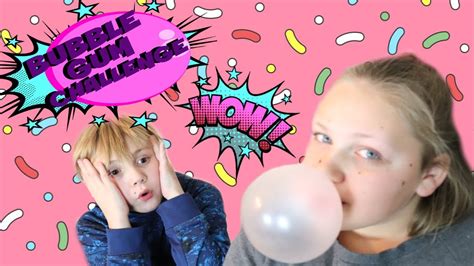 Bubble Gum Challenge Biggest Bubble Wins Youtube
