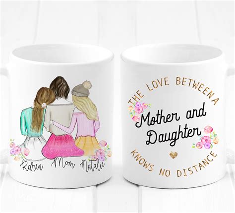 Personalized Mug For Mom And Daughter Glacelis