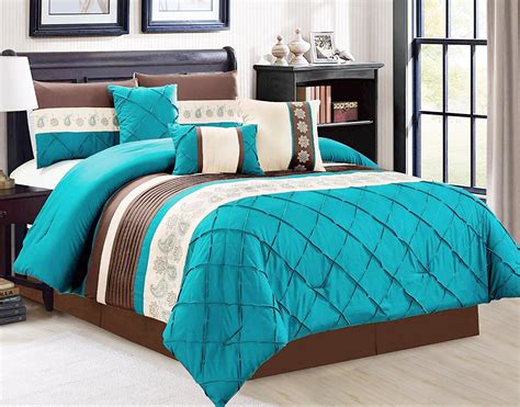 Shop wayfair.ca for all the best queen comforters & sets. HGMart Bedding Comforter Set Bed In A Bag - 7 Piece Luxury ...