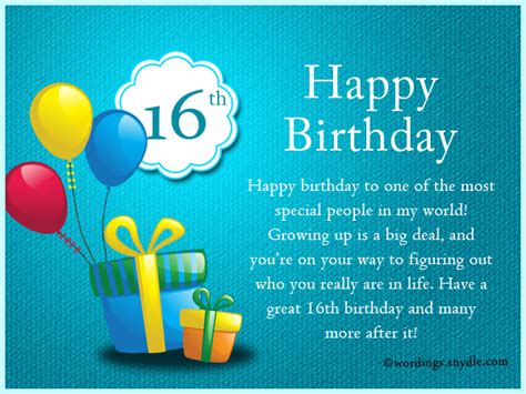 Do you know what's sweet? 16th Birthday Wishes, Messages and Greetings - Wordings ...