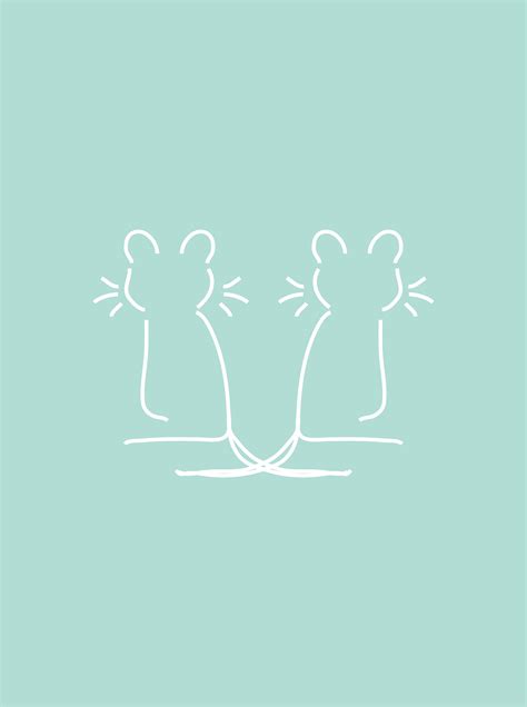 Illustration of 2 rats by Charlotte Heijmans | illustrators in the netherlands
