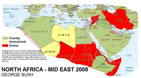Middle East And North Africa Map Maping Resources