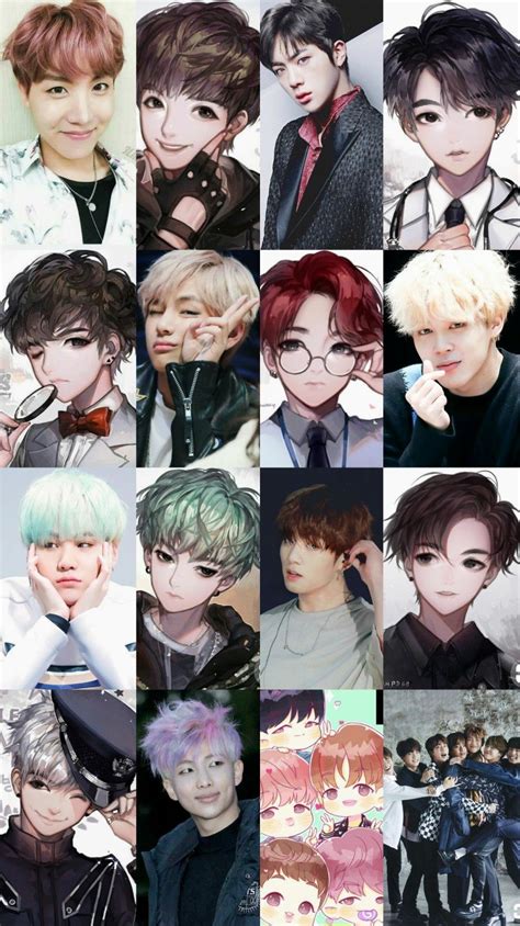 Best anime of bts (bangtanboys) parody mv bts anime 2d ver (m/v) | bangtanboys. BTS Cute Anime Wallpapers - Wallpaper Cave