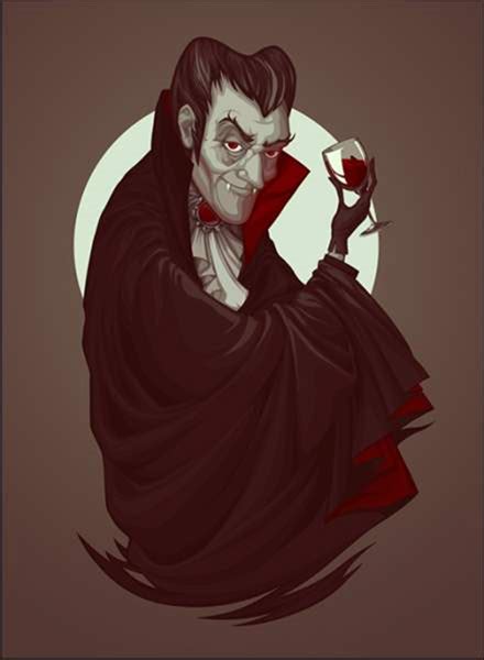 Vampire Halloween Illustration By Diana Dementeva Spooky Halloween