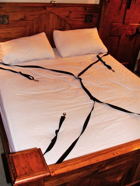 diy under bed restraints finished bed chambers pinterest