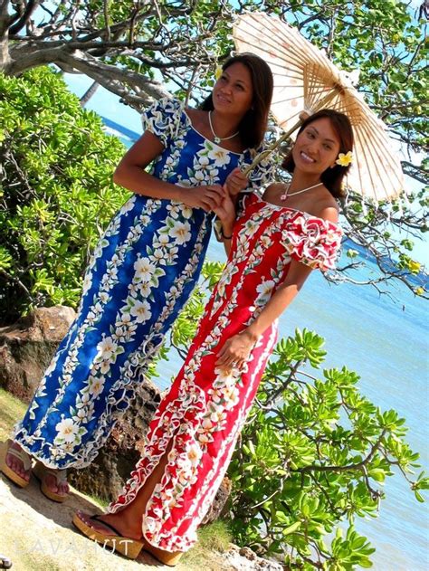 Hawaiian Dresses Hawaiian Dress Polynesian Dress Hawaiian Dresses