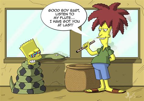 Sideshow Bob Puts Bart Into Trance By Brynhexx On Deviantart