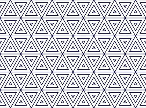 Triangles Seamless Line Pattern