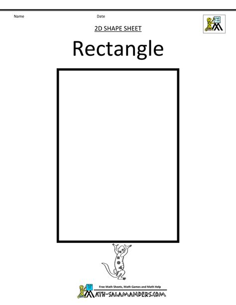 Rectangle Coloring Pages For Preschoolers Thousand Of The Best