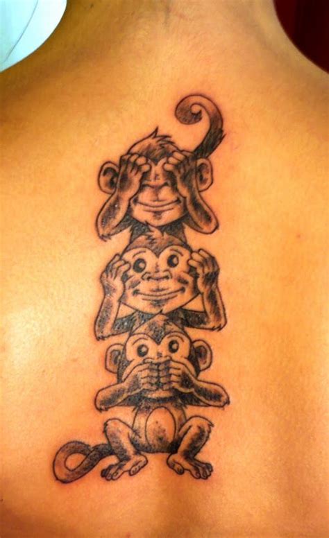 Three Monkeys Tattoo By Missaciddoll On Deviantart Riset