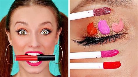 DIY MAKE UP HACKS AND TIPS || Cool And Simple Girly Ideas ...