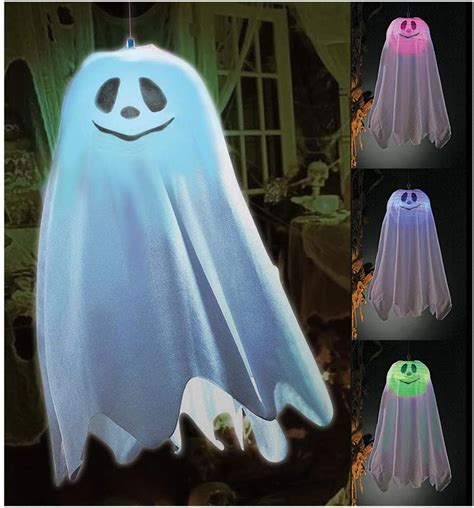 Halloween Led Hanging Ghost Lantern Color Changing Light