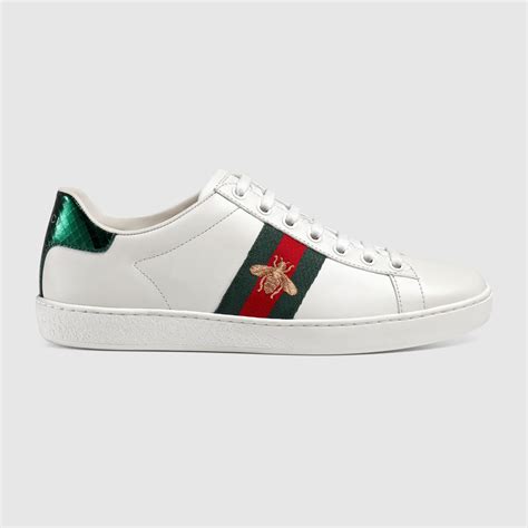 Ace Embroidered Low Top Sneaker Gucci Womens Sneakers 431942a38g09064