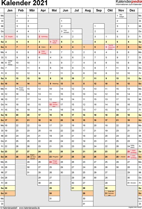 Termine der schulferien 2021 in. Kalenderpedia 2021 Bayern Pdf : Kalender 2021 Bayern Mit ...