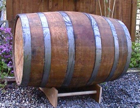 Wine Barrel And Stand