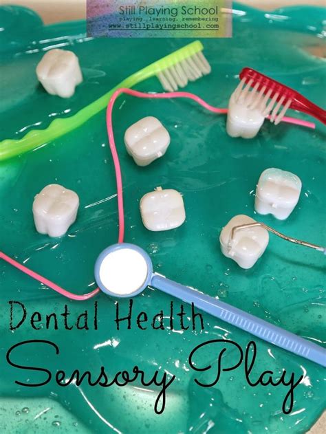 Dental Health Month Sensory Play Preschool Sensory Activities