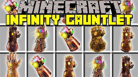 Minecraft Infinity Gauntlet Mod L Craft Infinity Gauntlet To Battle