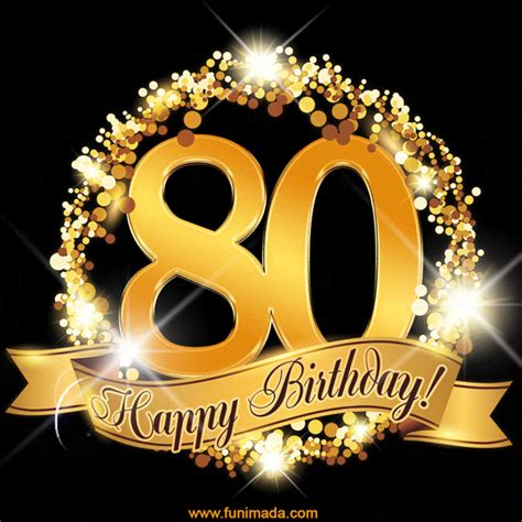 Well, our newspaper gifts are notoriously popular for milestone occasions like these. Happy 80th Birthday Anniversary Card, Gold Glitter and ...