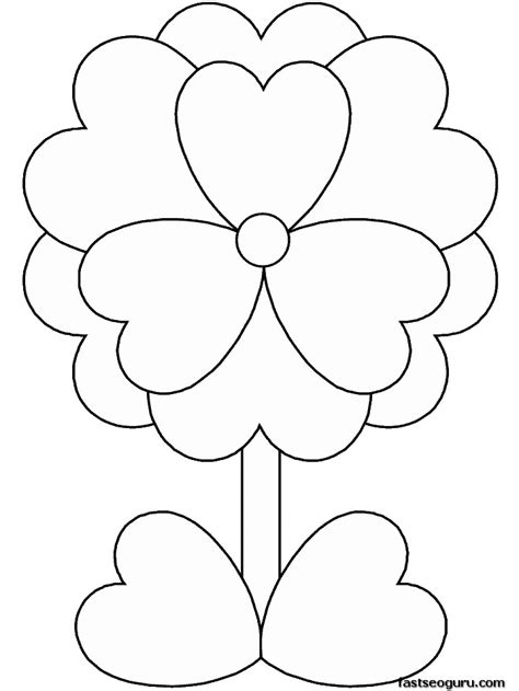 You can choose to print these out and color them traditionally or use their online tool to color them online. Coloring Pages: Print Out Valentines Day Flower Coloring ...