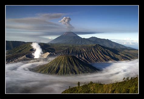 Mount Bromo Has A Crater With A Diameter Of ± 800 Feet North South