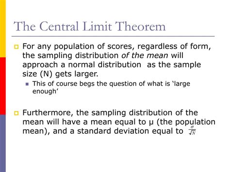 PPT - The Sampling Distribution PowerPoint Presentation - ID:212721