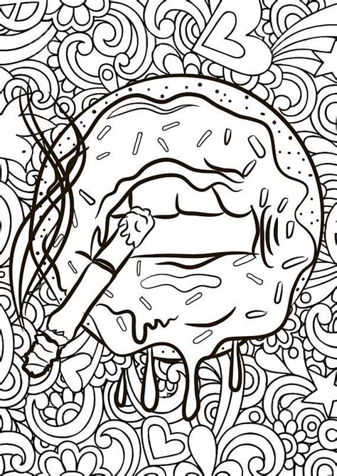 Printable Stoner Coloring Pages