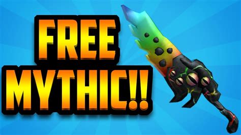 You Can Get A Free Rainbowseer Mythic Roblox Assassin Youtube