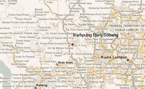 Selangor (malaysia), elevation 27 m. Kampung Baru Subang Location Guide