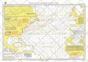Pilot Chart Of The North Atlantic Ocean Published 1903 Xyz Maps
