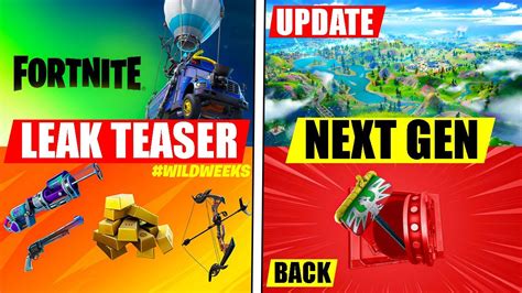 New Fortnite Update New Season 7 Teaser Next Gen Update And More Youtube
