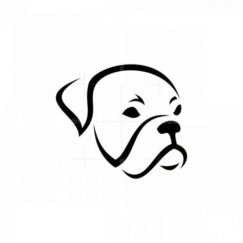 Bulldog Icon Logo