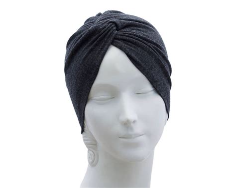 Turban Hat Adults Wool Hat Hair Covering Knit Winter Turban Etsy