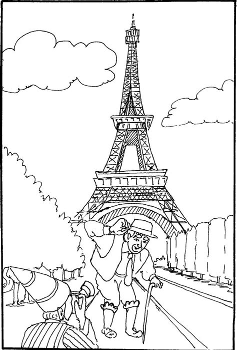 Dibujos De Torre Eiffel 6 Para Colorear Para Colorear Pintar E