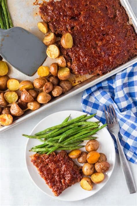 Sheet Pan Meatloaf Mama Loves Food