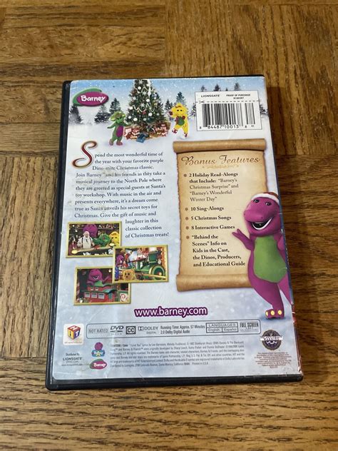 Barney Night Before Christmas Dvd 884487100138 Ebay