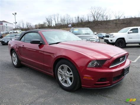 2014 Ruby Red Ford Mustang V6 Convertible 102814502