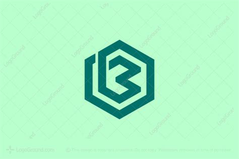 Hexagon Letter B Logo