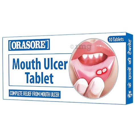 Orasore Mouth Ulcer Tablet Buy Strip Of 10 Tablets At Best Price In