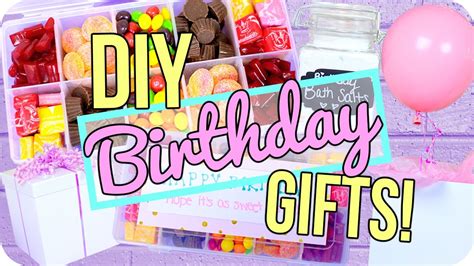 Tons of handmade gifts 100 ideas for. Easy DIY Birthday Gifts!! - YouTube