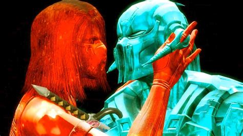 Mortal Kombat All Fatalities X Rays On Crystal Cyber Sub Zero Costume Mod K Gameplay Mods
