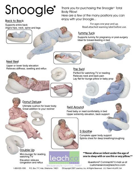 When we use pillows that do not provide. Jillian's Drawers - Snoogle Deluxe Total Body Pillow