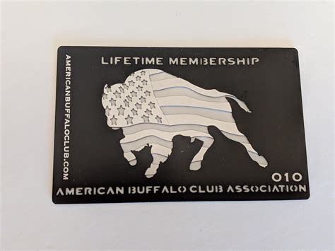 Metal Lifetime Membership Card | Etsy