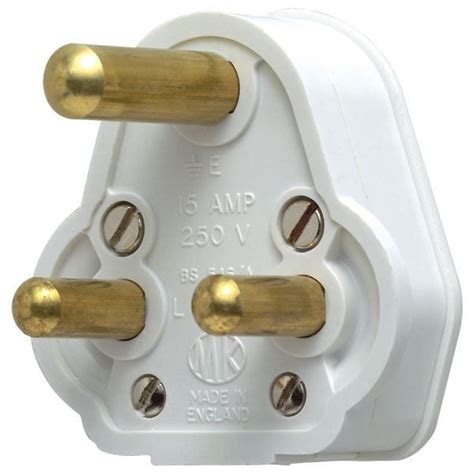 Mk 15 Amp 3 Pin Plug Resilient Fairway Electrical
