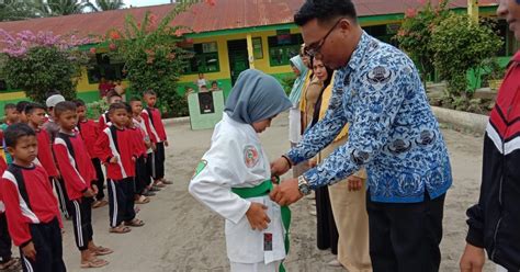 Ekstrakurikuler Pencak Silat Dibuka Di SD Negeri No 106206 Sidodadi