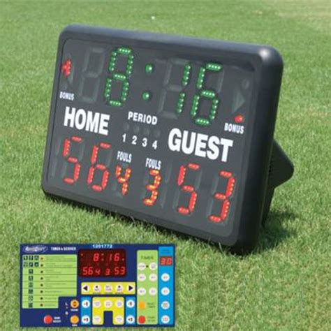 Multisport Indoor Outdoor Scoreboard With Remote